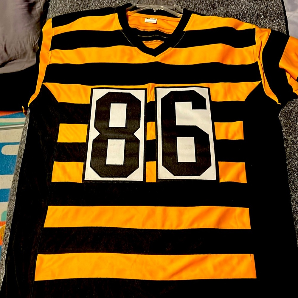 PITTSBURGH STEELERS THROWBACK “HINES WARD” HOF JERSEY RARE SIZE XL